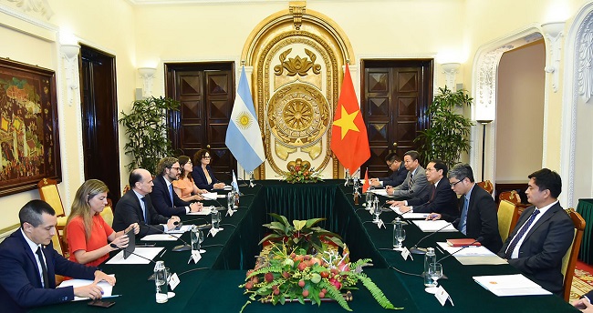 Thúc đẩy quan hệ hợp tác toàn diện Việt Nam - Argentina đi vào chiều sâu